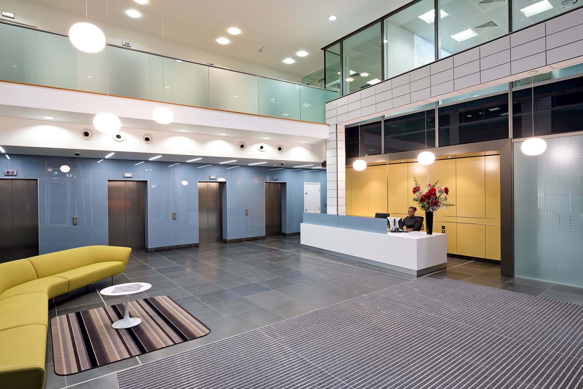 Modus Workspace office design, fit out and refurbishment - XLB Uxbridge Road - Reception - 85 Uxbridge Road 01 c highres sRGB.jpg