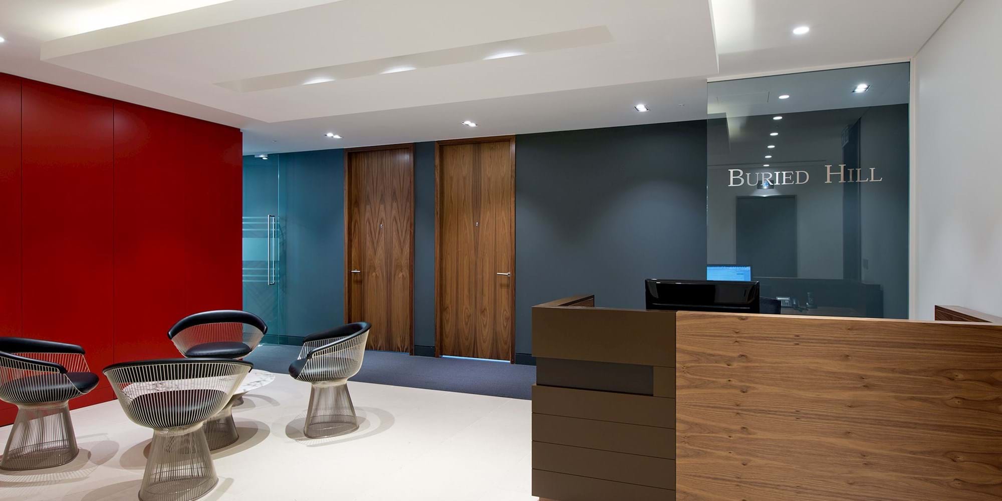 Modus Workspace office design, fit out and refurbishment - Buried Hill - Reception - Buried_Hill 01_highres_sRGB.jpg