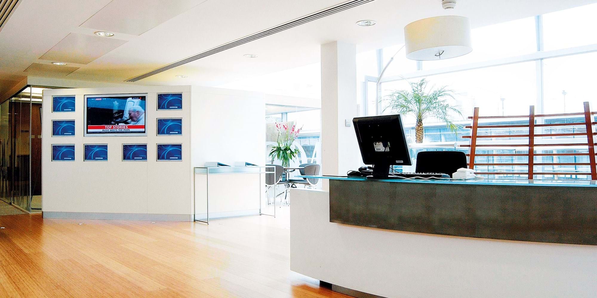 Modus Workspace office design, fit out and refurbishment - Capita Symonds - Reception - Capita-(2).jpg