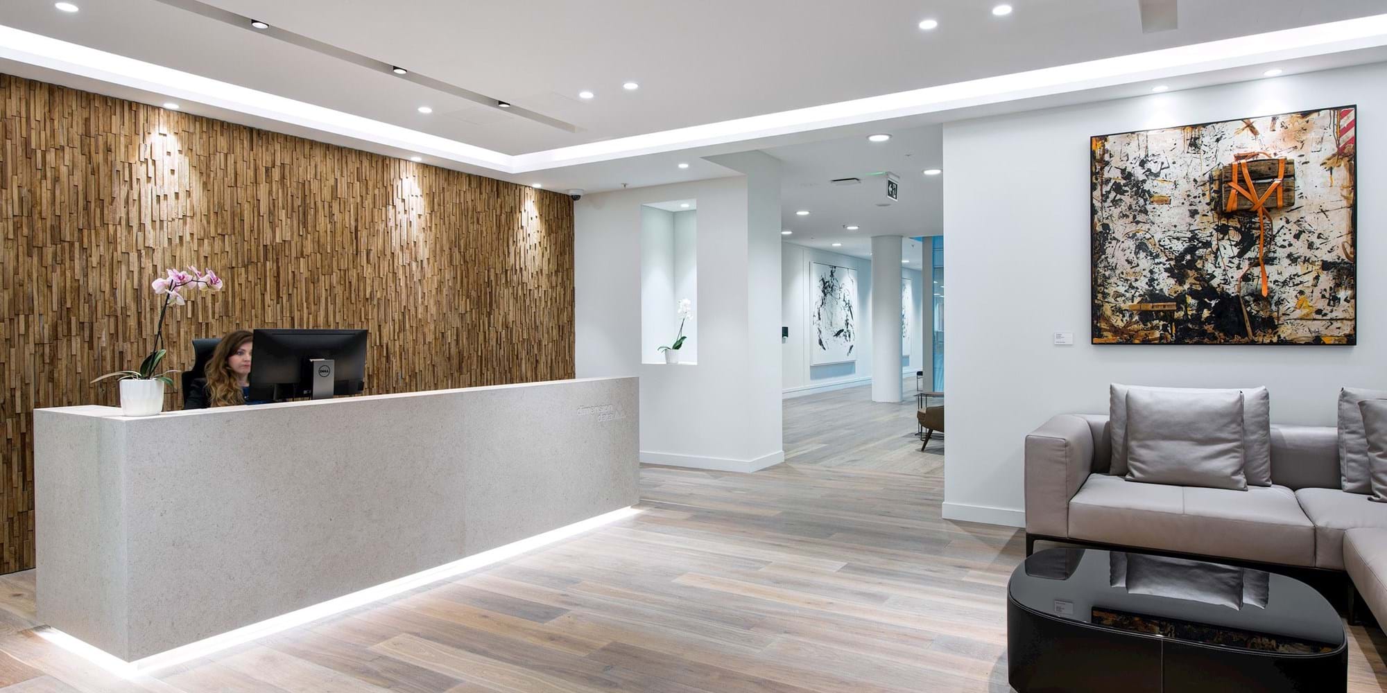 Modus Workspace office design, fit out and refurbishment - Dimension Data - Reception - Dimension Data 02 highres sRGB.jpg
